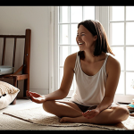 **Prompt 1: From Clutter to Calm & Connection**
    "A person with a serene, joyful expression, spending quality time with loved ones in a minimalist, uncluttered home, or engaged in a meaningful activity like traveling. The scene emphasizes inner peace, freedom, and connection, contrasting with the subtle absence of material clutter. Soft, natural lighting. Focus on genuine happiness, 'being' over 'having'."